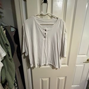 Anne Taylor loft white tshirt